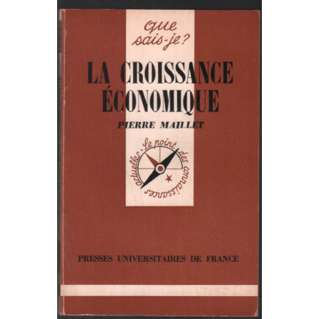 La croissance économique