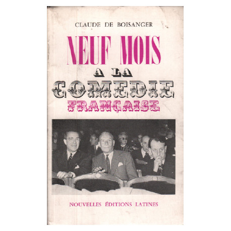 Neuf mois à la comédie française