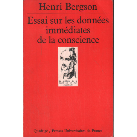 Essai sur les données immédiates de la conscience