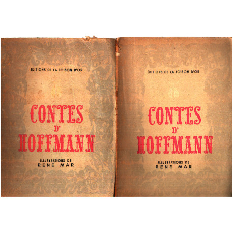 Contes d'hoffmann / illustrations de René mar/2 tomes