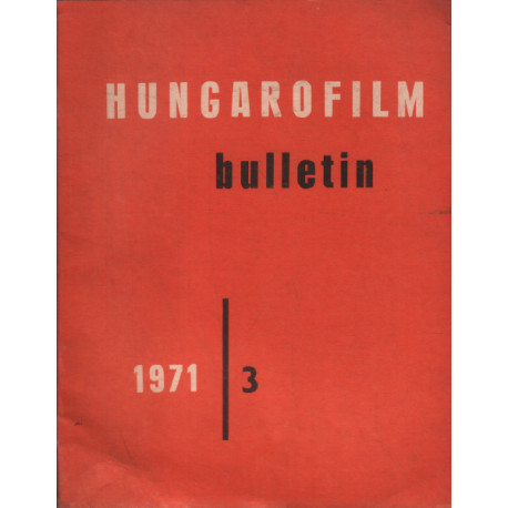Hungarofilm / bulletin n°