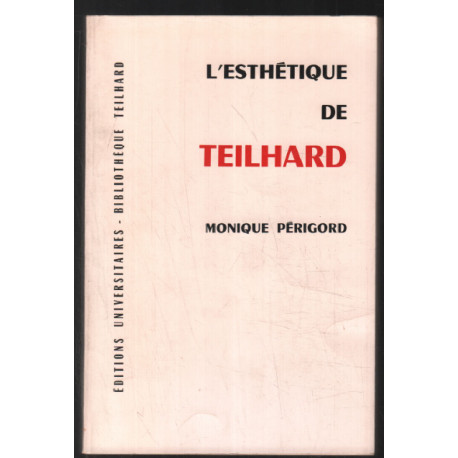 L'esthétique de Teilhard
