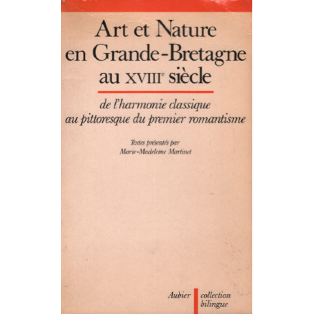 Art et nature en grande bretagne au XVIIIe siècle