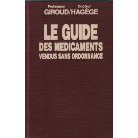 Le guide des médicaments vendus sans ordonnance