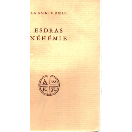Esdras néhémie