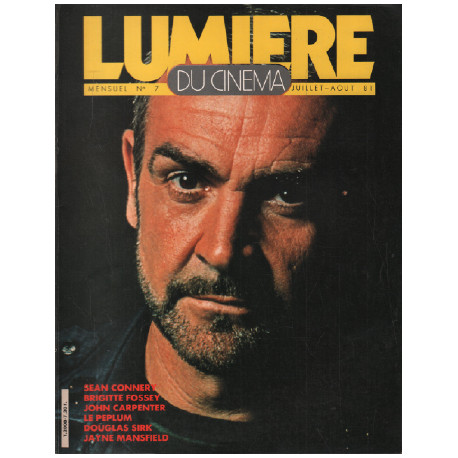 Lumière du cinéma n° 7 / connery fossey carpenter