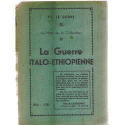 La guerre italo-ethiopienne