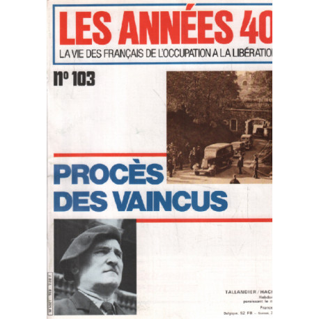 Les années 40/ la vie des français de l'occupation à la liberation...