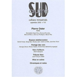 Autre Sud numéro 22 : Cahiers trimestriels Septembre 2003