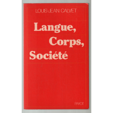 Langue corps société