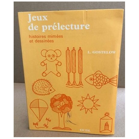 Jeux de prélecture /histoires mimées et dessinées