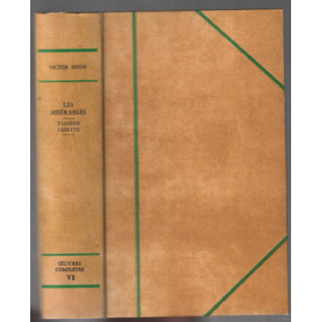 Les misérables fantine cosette (oeuvres complètes tome VI orné de...