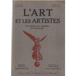 L'art et les artistes n°95