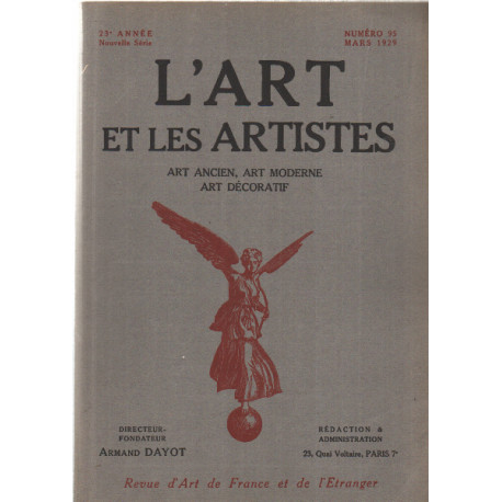 L'art et les artistes n°95
