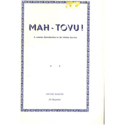 Mah-tovu ! / a concise introduction to the divine service