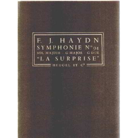 Symphonie n° 94 sol majeur