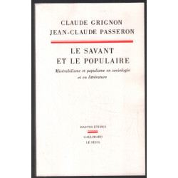 Le Savant et le populaire. Misérabilisme et populisme en...