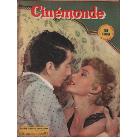 Revue cinémonde n° 1001 / couverture :zsa-zsa gabor et daniel gelin