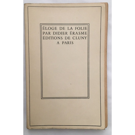 Éloge de la folie