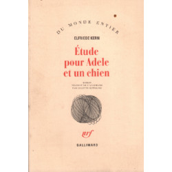 Étude pour Adele et un chien