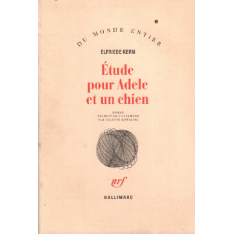Étude pour Adele et un chien