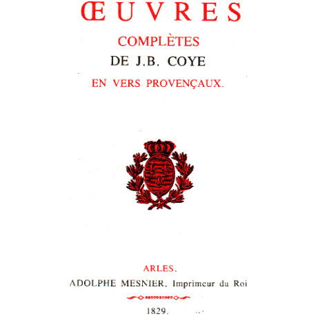 Oeuvres completes en vers provençaux