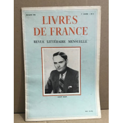 Livres de France Revue littéraire mensuelle/ mai-juin 1956 /...