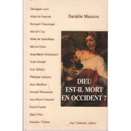 Dieu est il mort en occident