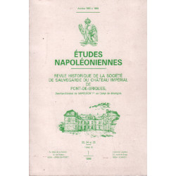 Etudes napoleoniennes n° 23-24-25 / bulletin historique de la...
