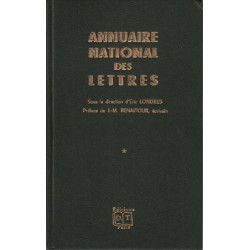 Annuaire national des lettres 1970-1971 *