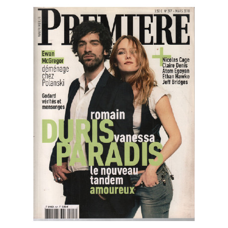 Revue cinéma première n° 397 duris-paradis ewan mcgregor nicolas cage