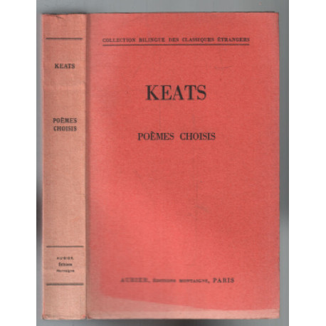 Poèmes choisis (bilingue, francais-anglais)