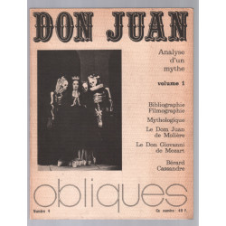 Donjuan : analyse d'un mythe (tome1)