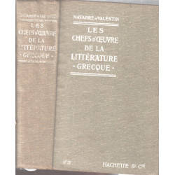 Les chefs d'oeuvre de la litterature grecque