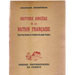 Histoire sincere de la nation française / essai d'une histoire de...
