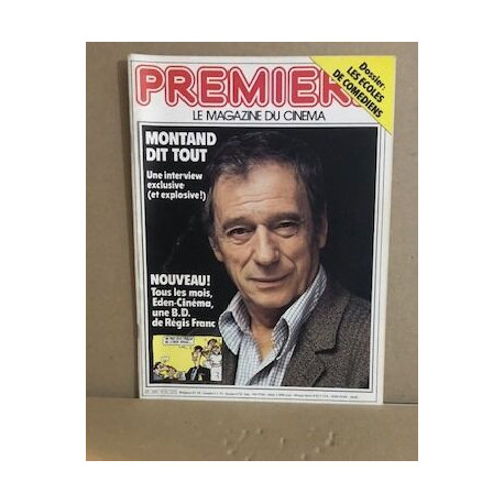 Le magazine de cinéma / revue premiere n° 53 / montand dit tout