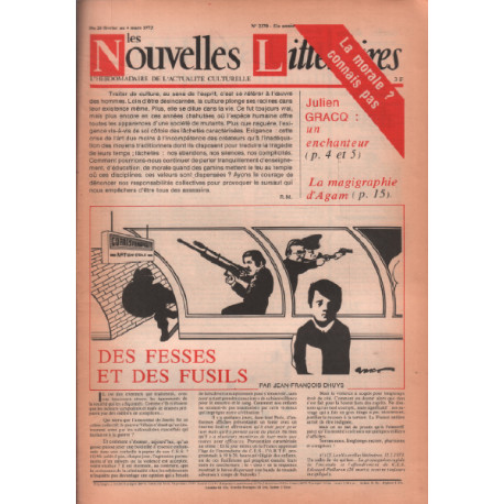 Nouvelles litteraires n° 2370/julien gracq
