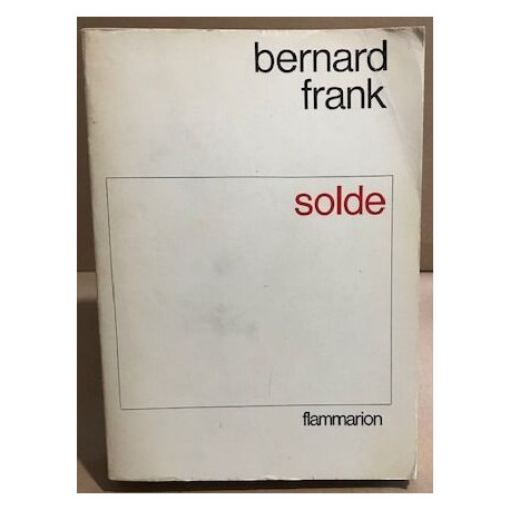 Solde