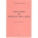 Vocation et mission des laics: Instrument de travail