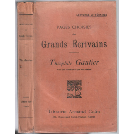 Pages choisies des grands écrivains