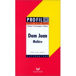 Profil d'une oeuvre : Dom Juan Molière 1665 : résumé personnages...