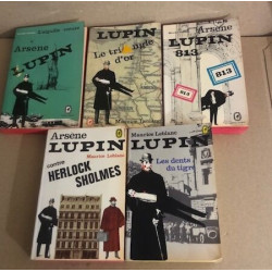 Arsene lupin / 5 titres differents ( voir titres en fin d'annonce )