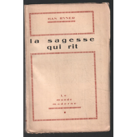 La sagesse qui rit (1928)