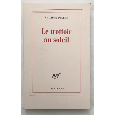 Le trottoir au soleil