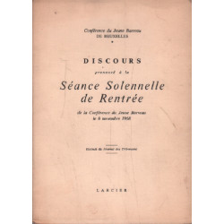 Discours prononcé à la séance solennelle de rentrée 1968