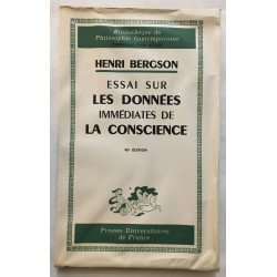 Essai sur les données immédiates de la conscience