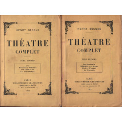 Théatre complet / 2 tomes ( complet )