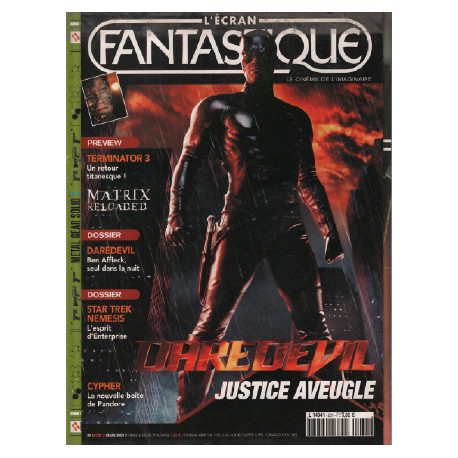 L'écran fantastique / Revue cinéma n° 231 daredevil