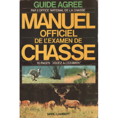 Manuel officiel de l'examen de chasse