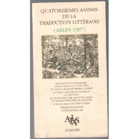 Quatorzièmes assises de la traduction littéraire (arles1997)